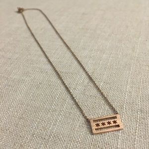 Chicago Flag - Rose Gold
